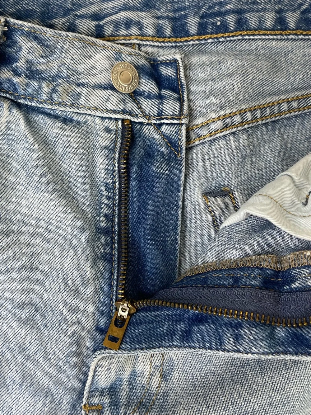 Levi's Premium Mens 555 Relaxed Straight Leg Denim Jeans (Light Wash) Size 31x30